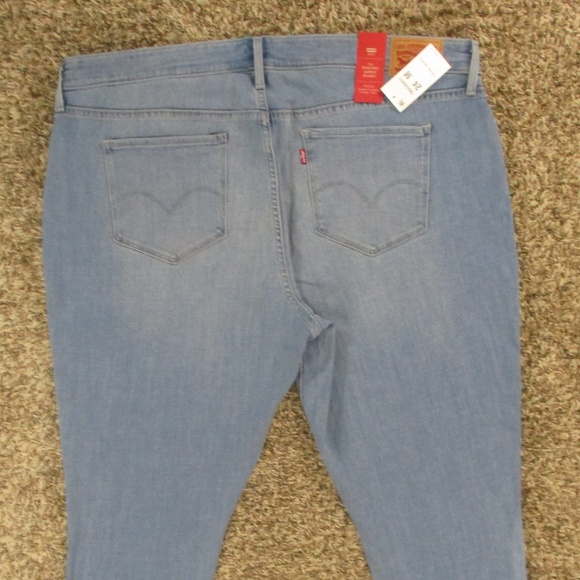 Levi's Jeans Women's 24W Light Wash 310 Shaping Super Skinny Stretch Denim - Picture 4 of 12